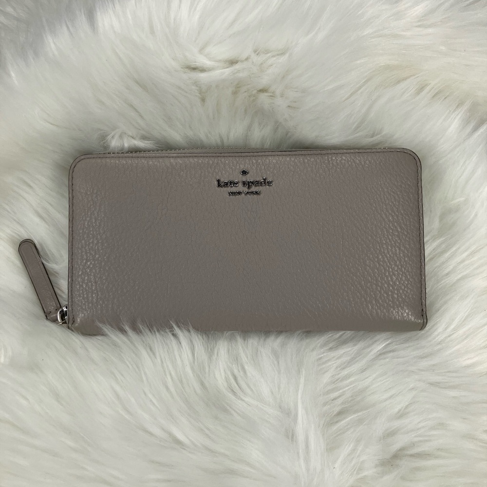 Kate Spade Jackson Large Continental Wallet in Nimbus Grey
